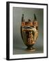 Goddess Aphrodite Looking into Mirror, Vase, Sicilian-Italian manufacture, 4th century BC Greek-null-Framed Photographic Print