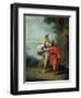 Goddess Athena Reveals Ithaca to Greek hero Ulysses-Giuseppe Bottani-Framed Giclee Print