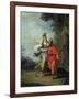 Goddess Athena Reveals Ithaca to Greek hero Ulysses-Giuseppe Bottani-Framed Giclee Print