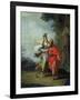 Goddess Athena Reveals Ithaca to Greek hero Ulysses-Giuseppe Bottani-Framed Giclee Print