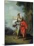 Goddess Athena Reveals Ithaca to Greek hero Ulysses-Giuseppe Bottani-Mounted Giclee Print
