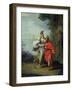 Goddess Athena Reveals Ithaca to Greek hero Ulysses-Giuseppe Bottani-Framed Giclee Print