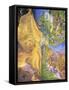 Goddess Between Realms-Josephine Wall-Framed Stretched Canvas