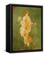 Goddess Flora, or Spring, Roman, Fresco, from Villa di Arianna-null-Framed Stretched Canvas