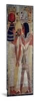 Goddess Hathor and King Sethi I-null-Mounted Giclee Print