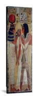 Goddess Hathor and King Sethi I-null-Stretched Canvas