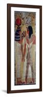 Goddess Hathor and King Sethi I-null-Framed Giclee Print