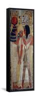 Goddess Hathor and King Sethi I-null-Framed Stretched Canvas