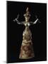 Goddess Holding Serpents, c. 1500 BC from Palace of Knossos, Crete-null-Mounted Photographic Print