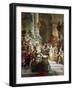 Goddess Minerva Awarding Prizes to the Arts, 1884-Giuseppe Mancinelli-Framed Giclee Print