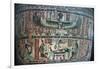 Goddess Nut, Top, and Isis, Nephthys, Deceased and His Ba, Bottom, Sarcophagus Detail-null-Framed Giclee Print