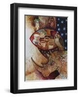 Goddess of Coffee-Oxana Zaika-Framed Premium Giclee Print