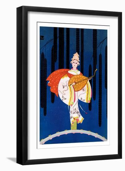 Goddess of Music-Frank Mcintosh-Framed Art Print