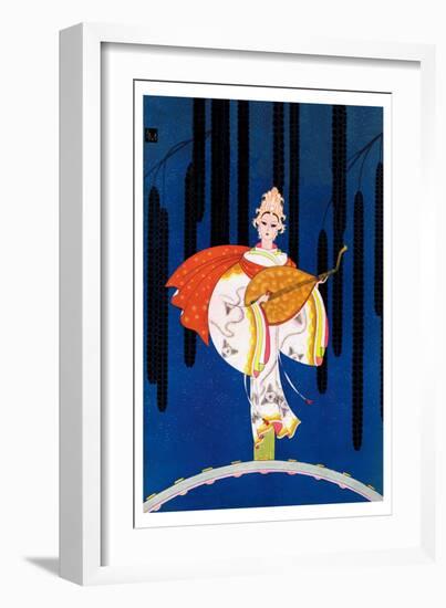 Goddess of Music-Frank Mcintosh-Framed Art Print