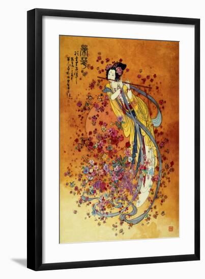 Goddess of Prosperity-null-Framed Premium Giclee Print