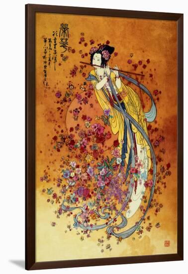 Goddess of Prosperity-null-Framed Premium Giclee Print