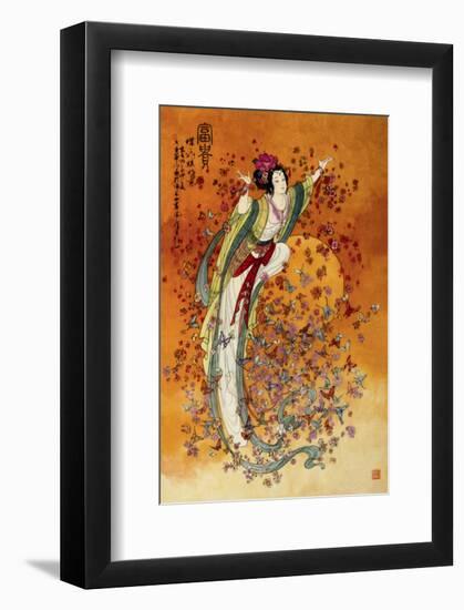 Goddess of Wealth-null-Framed Premium Giclee Print