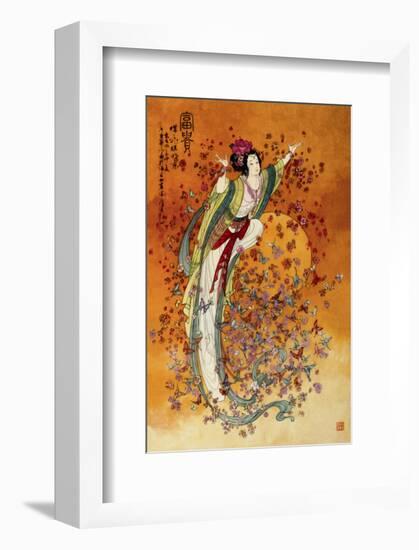 Goddess of Wealth-null-Framed Premium Giclee Print