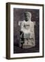 Goddess Seated on Throne, Terracotta Statue, 5th-4th Century BC-null-Framed Giclee Print