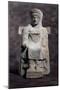 Goddess Seated on Throne, Terracotta Statue, 5th-4th Century BC-null-Mounted Giclee Print