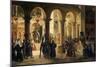 Godefroy De Bouillon Deposits in the Church of the Holy Sepulchre the Trophies of Ascalon-François Marius Granet-Mounted Giclee Print