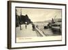 Godesberg Bonn, Dampfer an Der Rheinpromenade-null-Framed Giclee Print