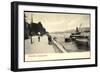 Godesberg Bonn, Dampfer an Der Rheinpromenade-null-Framed Giclee Print