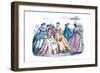 Godey's Fashions, 1865-null-Framed Art Print