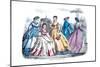 Godey's Fashions, 1865-null-Mounted Art Print