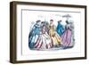 Godey's Fashions, 1865-null-Framed Art Print