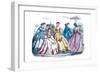 Godey's Fashions, 1865-null-Framed Art Print