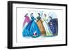 Godey's Fashions for February 1865-null-Framed Premium Giclee Print