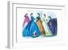 Godey's Fashions for February 1865-null-Framed Premium Giclee Print