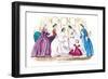 Godey's Fashions for January 1865-null-Framed Art Print