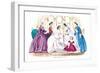 Godey's Fashions for January 1865-null-Framed Art Print