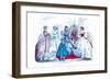 Godey's Fashions for September 1865-null-Framed Art Print