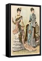 Godey's Ladies' Fashions, 1880S.-null-Framed Stretched Canvas