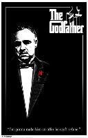 Godfather Black and White-null-Framed Art Print