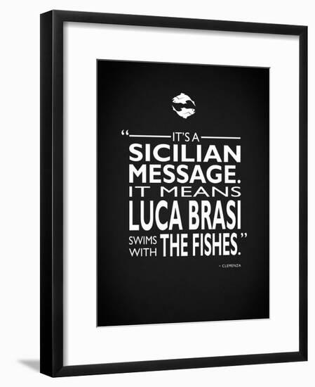 Godfather Luca Brasi-Mark Rogan-Framed Giclee Print