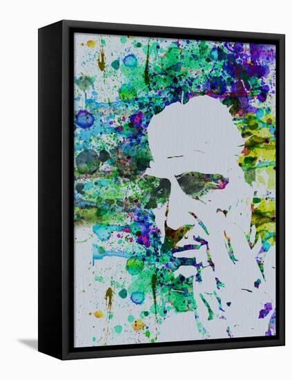 Godfather Watercolor-Anna Malkin-Framed Stretched Canvas