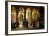 Godfrey of Bouillon Depositing the Trophies of Askalon in the Holy Sepulchre Church-Francois-Marius Granet-Framed Giclee Print