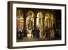 Godfrey of Bouillon Depositing the Trophies of Askalon in the Holy Sepulchre Church-Francois-Marius Granet-Framed Giclee Print