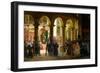 Godfrey of Bouillon Depositing the Trophies of Askalon in the Holy Sepulchre Church-Francois-Marius Granet-Framed Giclee Print