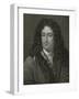 Godfrey William Leibnitz (1646-1716) from 'Gallery of Portraits', Published in 1833-null-Framed Giclee Print