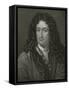 Godfrey William Leibnitz (1646-1716) from 'Gallery of Portraits', Published in 1833-null-Framed Stretched Canvas