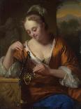 Allegory of Virtue and Riches, Ca. 1665-1667-Godfried Cornelisz Schalcken-Giclee Print