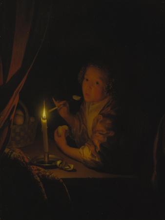 Girl by Candlelight
