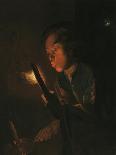 Woman with a Candle-Godfried Schalken Or Schalcken-Giclee Print