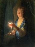 A Lady Holding a Candle-Godfried Schalken Or Schalcken-Giclee Print