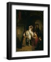 Godiva Preparing to Ride Through Coventry-George Jones-Framed Premium Giclee Print